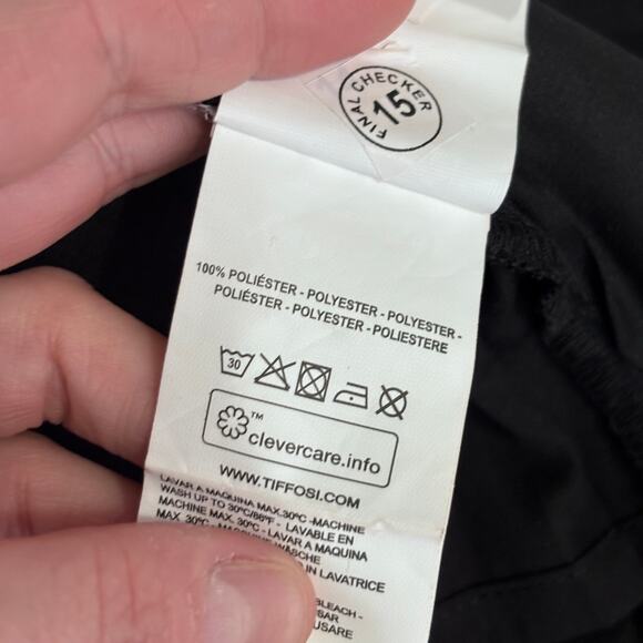 Satin‎ Mini Dress Small Wrap Waist Tie Asymmetric Moto Silky Coquette Whimsygoth - Picture 12 of 13